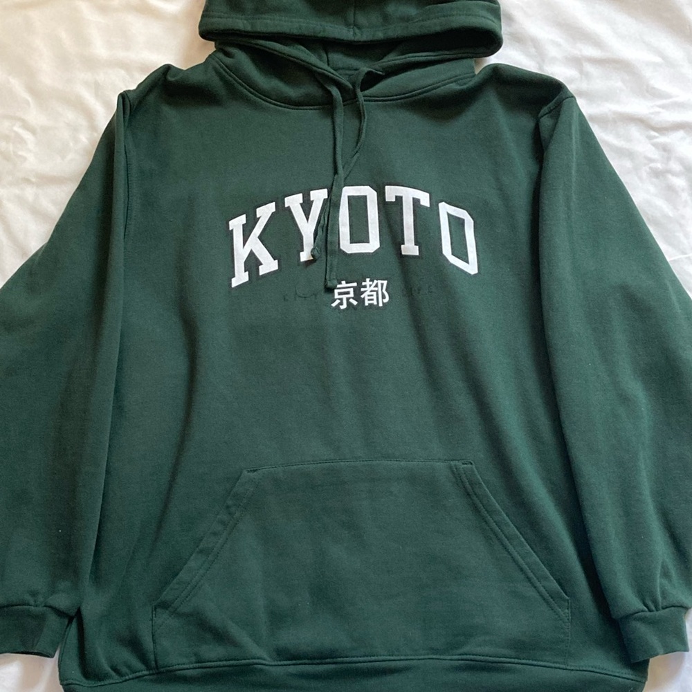 Green Hoodie/ Sweatshirt Boohooman Green Large